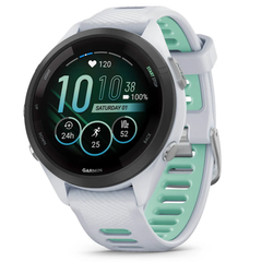 Reloj Garmin Inteligente GPS Forerunner 265 music Blanco/Menta