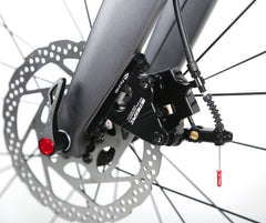 Bicicleta ruta Twitter R10 carbón 2x12 Disco Gris