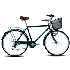 Bicicleta Alvarado Urbana Paris con canastas