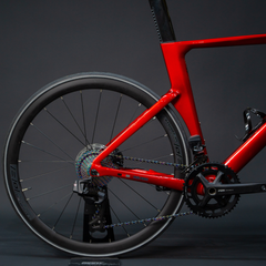 Bicicleta Twitter R12 PRO Carbón con Cambios Electrónicos. Edición Gold Oferta (Aros aluminio)