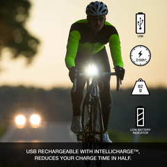 Juego de luces Nite Rider delanteras y traseras Swift™ 300 y Vmax+™ 150