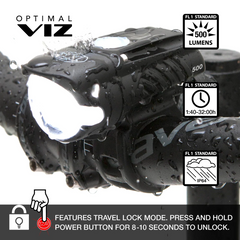 Combo de luces Nite Rider delanteras y traseras Swift™ 500 y Vmax+™ 150 Lumens