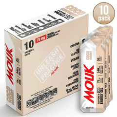 Gel Energético MOUK Sabor Coco | 75mg Cafeína | No Gluten