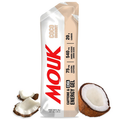 Gel Energético MOUK Sabor Coco | 75mg Cafeína | No Gluten