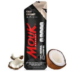 Gel Energético MOUK Sabor Coco | Natural | No Cafeína | No Gluten