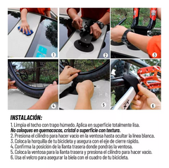 Rack Rockbros Ventosa 2 bicis