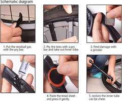 Kit herramientas sahoo (bolso infl parches paletas multif)