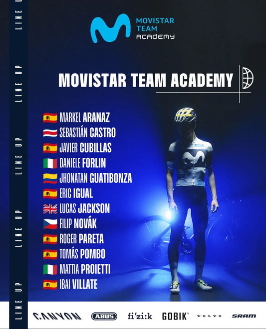 Ciclista tico firmó por dos años con el Movistar Team