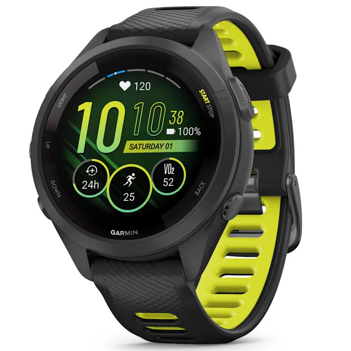 Reloj Garmin Inteligente  GPS Forerunner 265 music Negro/Amarillo