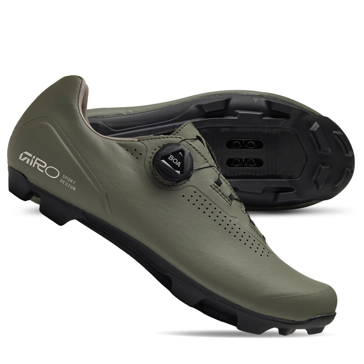 Zapato MTB Giro Cadet XC Verde salvia oscuro