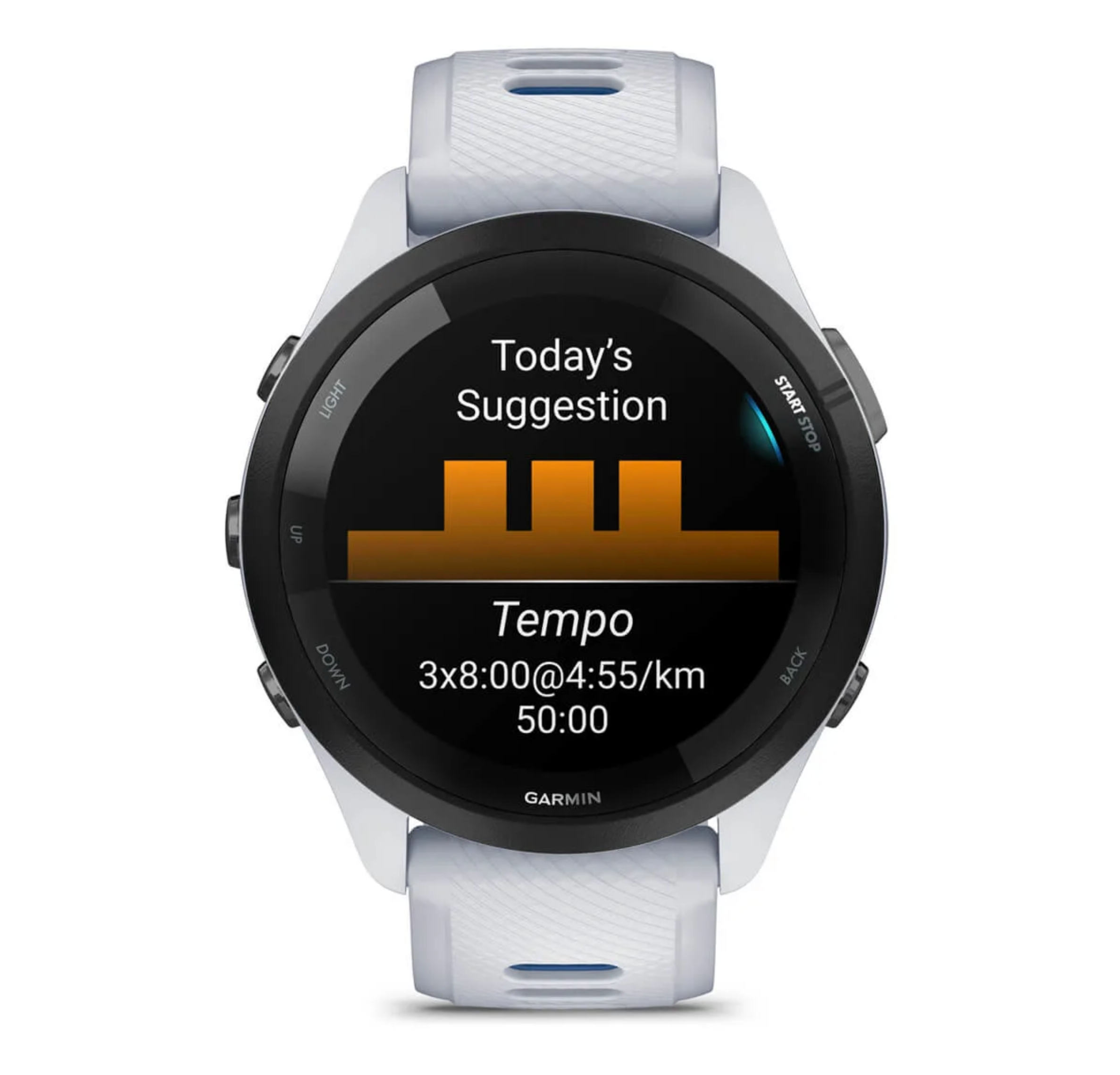 Reloj Garmin Inteligente  GPS Forerunner 265 music Blanco/Azul