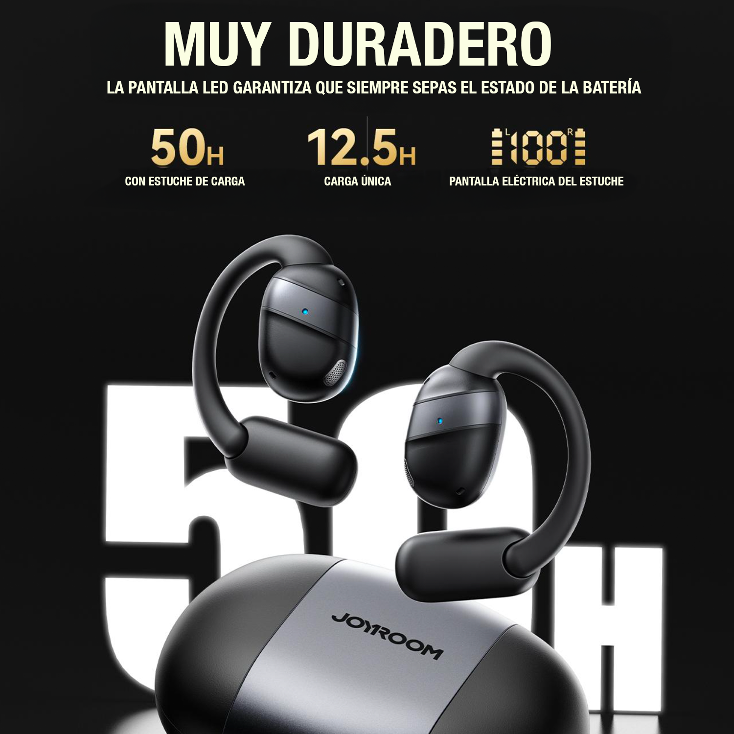 Audífonos Joyroom JR-OE4 open ear especiales para ciclismo o actividades al aire libre (PREVENTA)