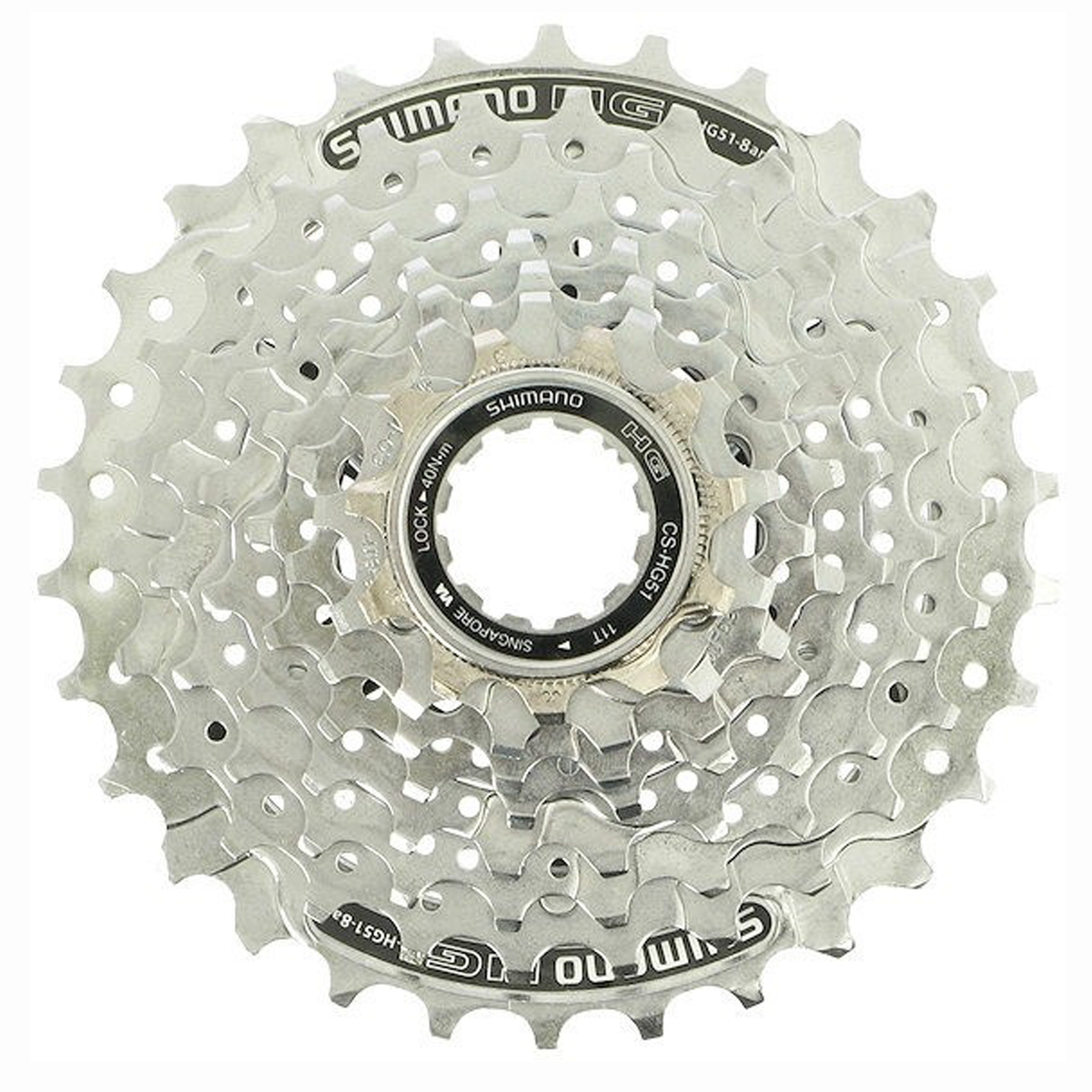 Piñon cassette Alivio 8V. 11.32T CS-HG51