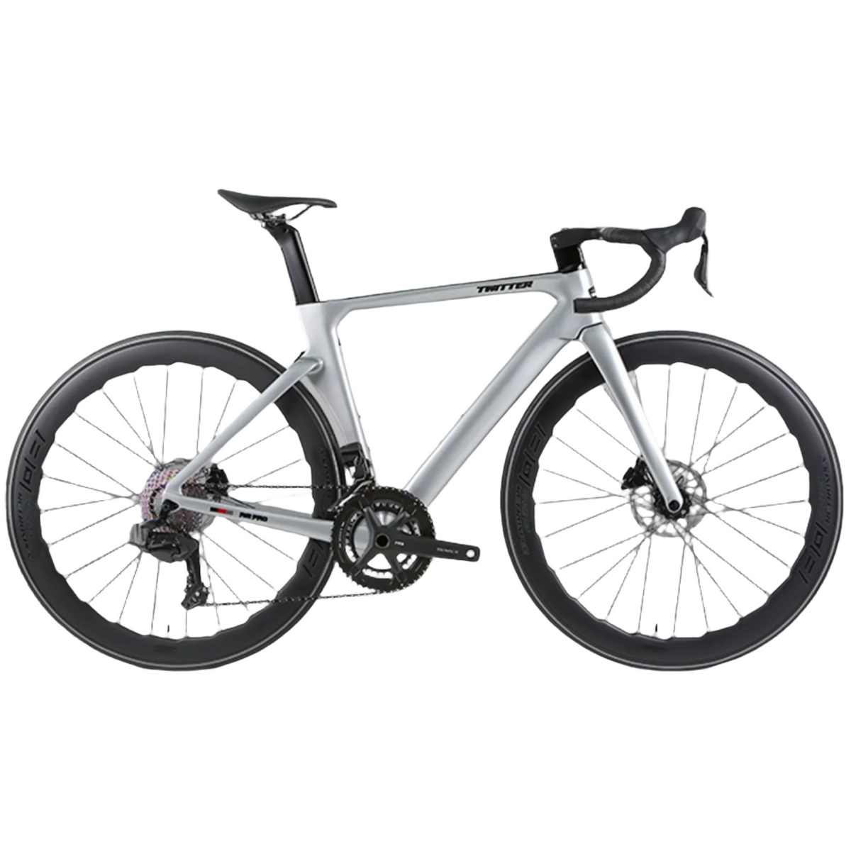 Bicicleta Twitter R12 PRO Carbón Cambios electrónicos 2X13V. Edición Luxury (Aros de carbón)