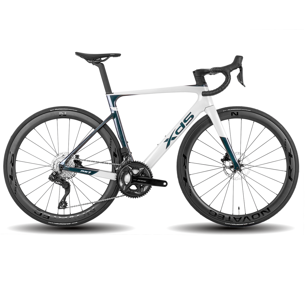 Bicicleta XDS Carbon RS7 105 Di2 12V. Aros Novatec Carbon R4