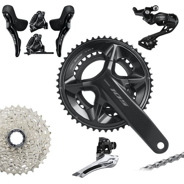 Set Shimano 105 12V. Mecánico – PuroMTB
