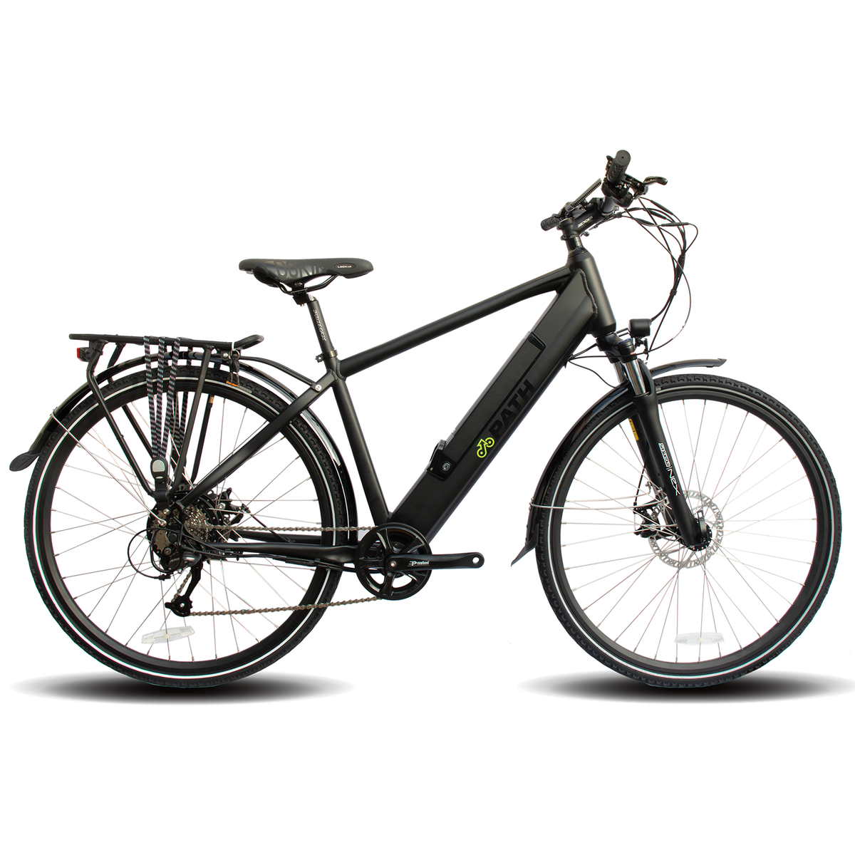 Bicicleta Path eléctrica C/Pantalla LCD 250 watts Negra