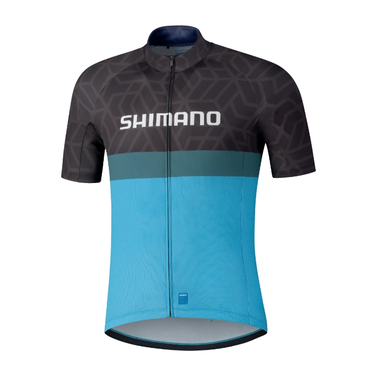 Jersey Shimano Team Letras Negra/Azul